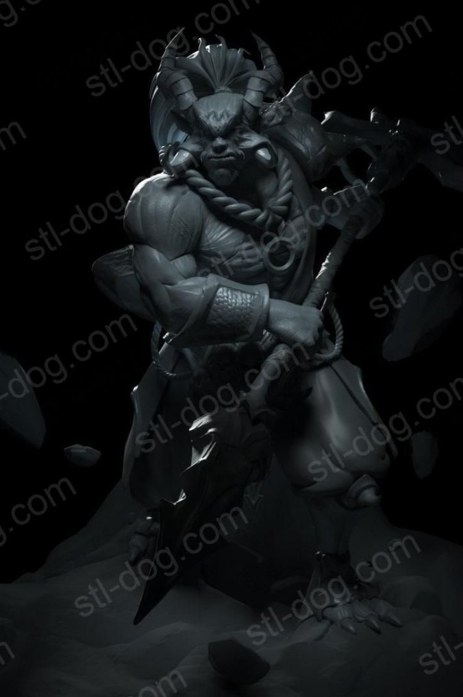 恶魔战士 (Demon) 3D打印图纸